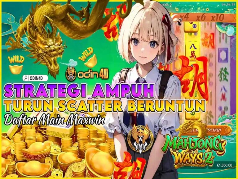 strategi ampuh turun scatter beruntun Mahjong Ways 2