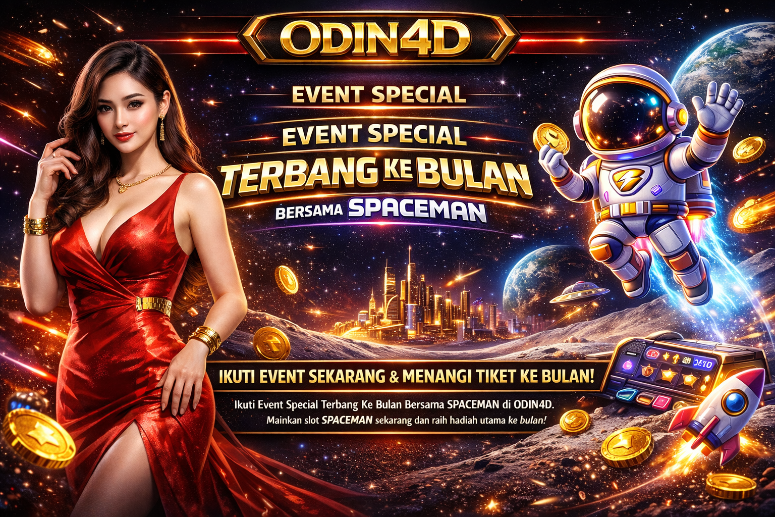 Event Special Terbang Ke Bulan Bersama Spaceman