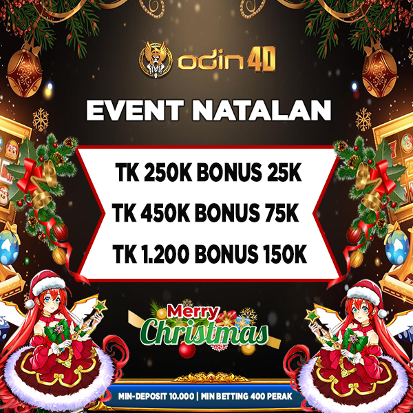 Promo Event Natalan Odin4D: Perayaan Akhir Tahun Penuh Bonus & Kejutan Menarik