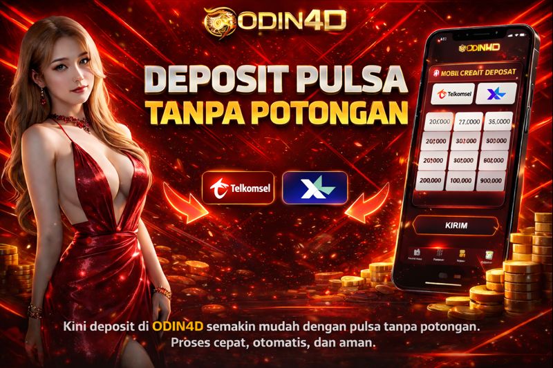 Deposit pulsa tanpa potongan Odin4D slot login
