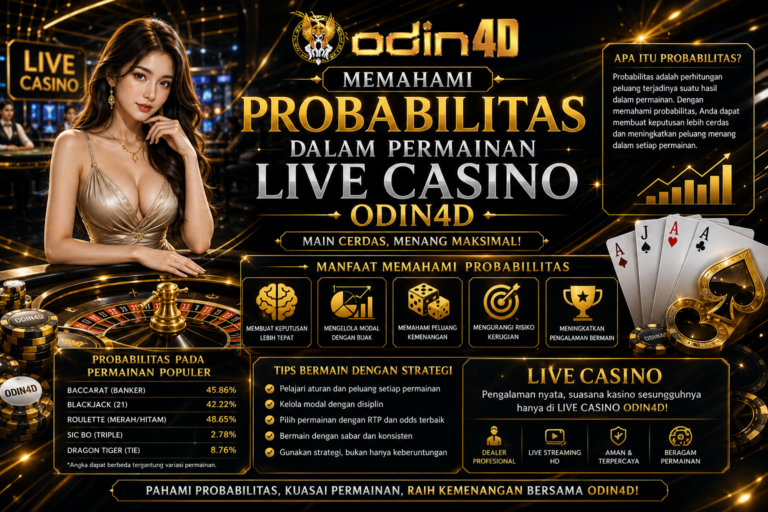 Memahami Probabilitas dalam Permainan Live Casino ODIN4D