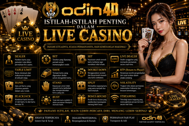 Istilah-Istilah Penting dalam Live Casino yang Perlu Dipahami Pemula