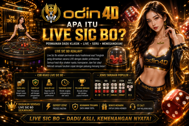 Apa Itu Live Sic Bo? Mengenal Permainan Dadu dan Teknologi Live Casino