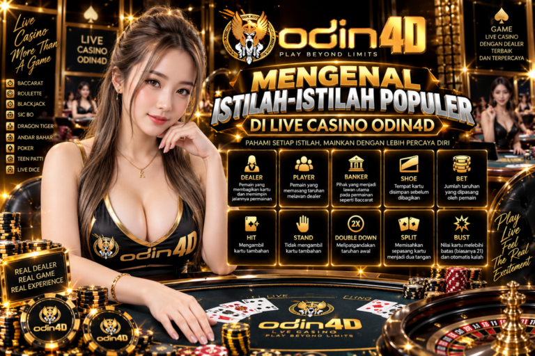 Mengenal Istilah-Istilah Populer di Live Casino Odin4d