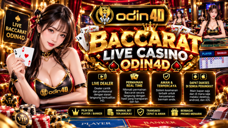 Baccarat Live Casino Odin4D: Mengenal Permainan, Aturan, dan Istilahnya
