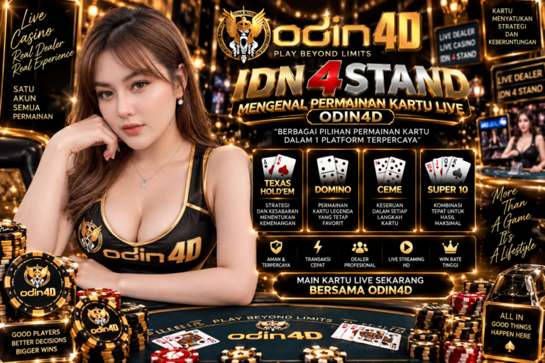 IDN 4 Stand: Mengenal Permainan Kartu Live Odin4d